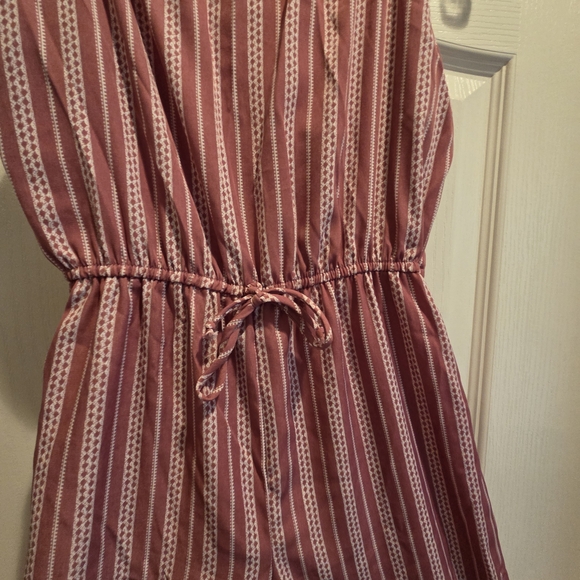 Striped Pink Jumpsuit for Kids - Picture 3 of 7